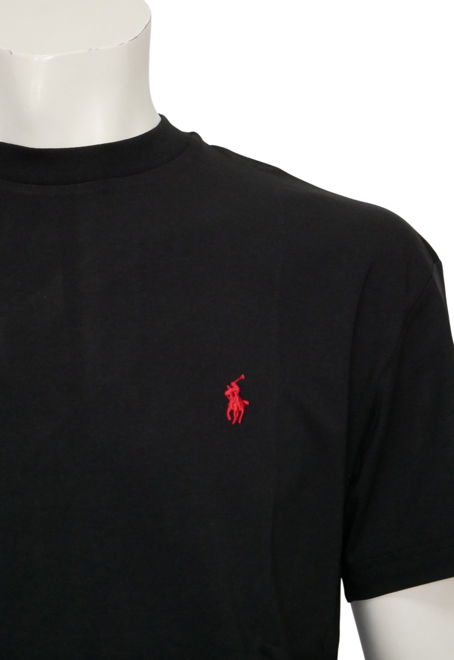 Ralph Lauren T-shirt da uomo Nero in cotone stretch