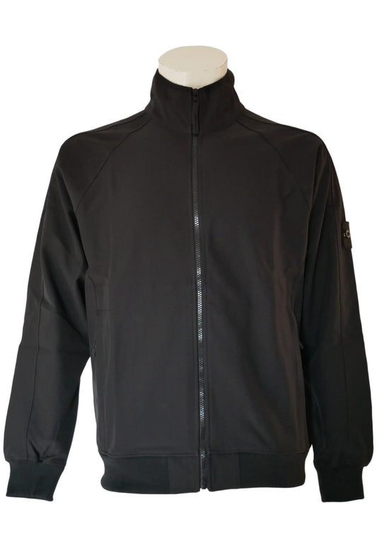 Stone Island Herren Jacke Schwarz – Leichte Übergangsjacke - Original Designer Marken Outlet - Salvin Store