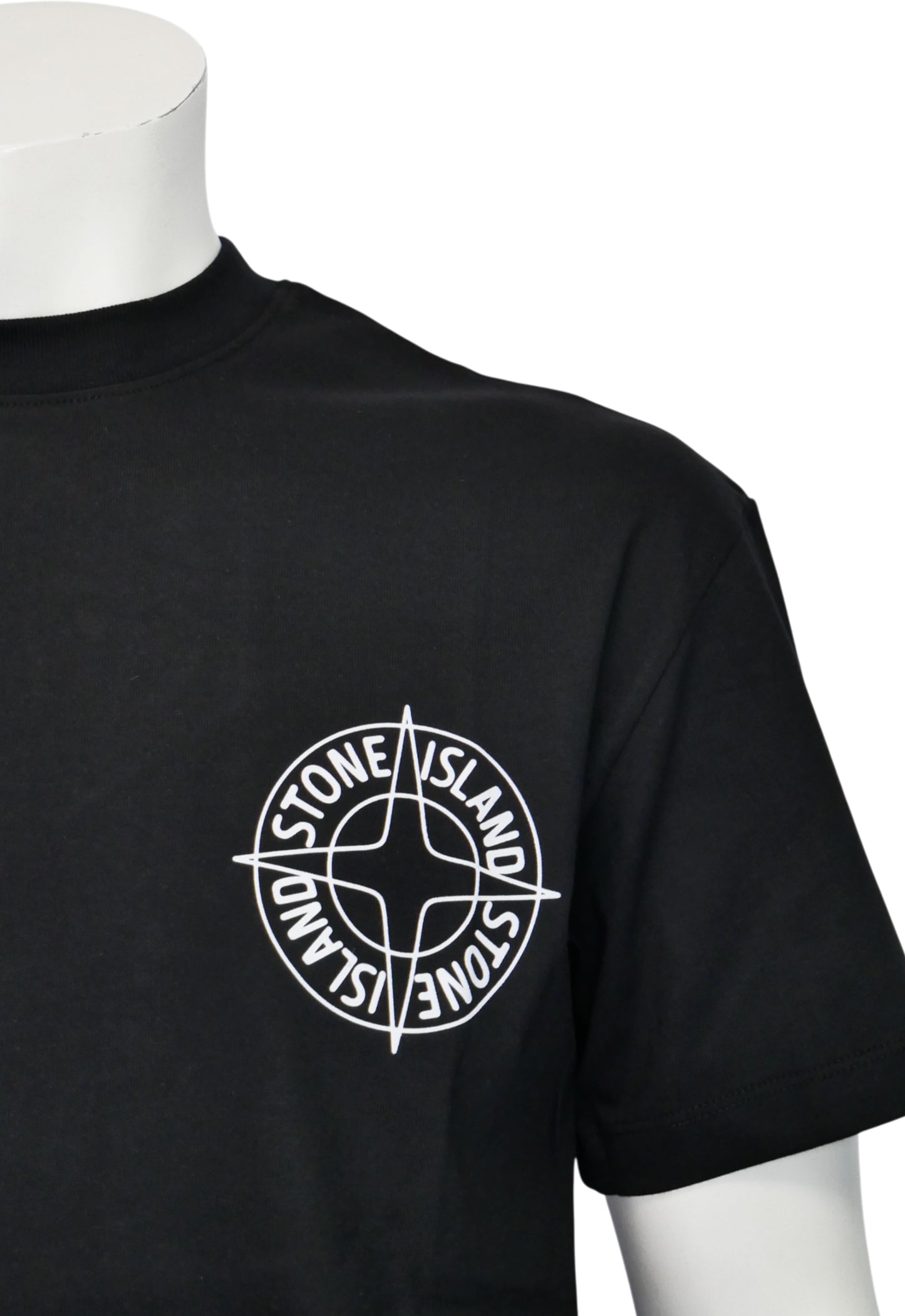 Stone Island Herren T-Shirt Schwarz