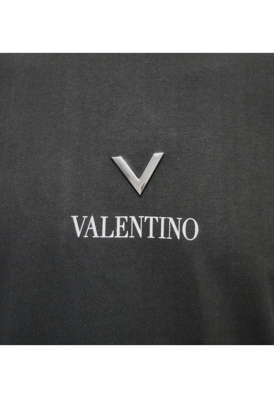 Valentino T-Shirt in Navy, schlichtes Design