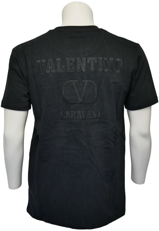Valentino Herren T-Shirt Schwarz - Original Designer Marken Outlet - Salvin Store