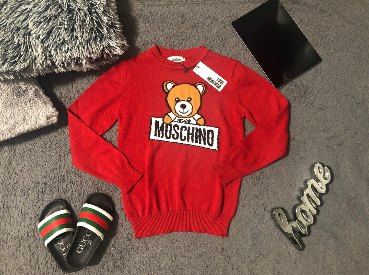 Moschino Kinder Strickpullover – Vorderansicht