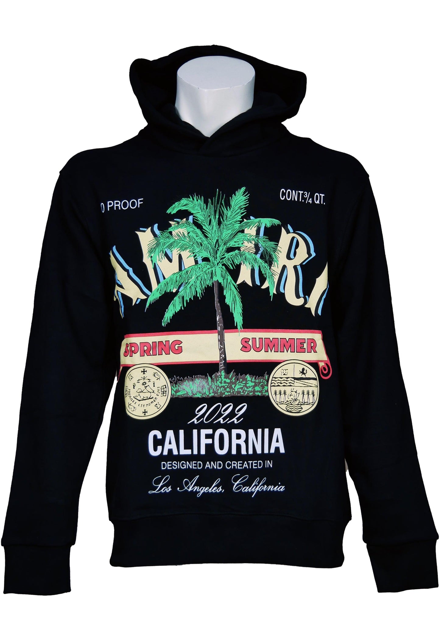 Amiri Herren Hoodie Kapuzenpullover, – Vorderansicht