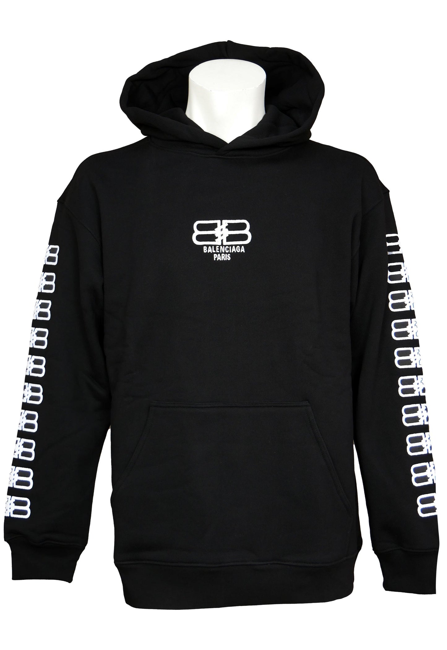 Balenciaga Herren Hoodie Kapuzenpullover, – Vorderansicht