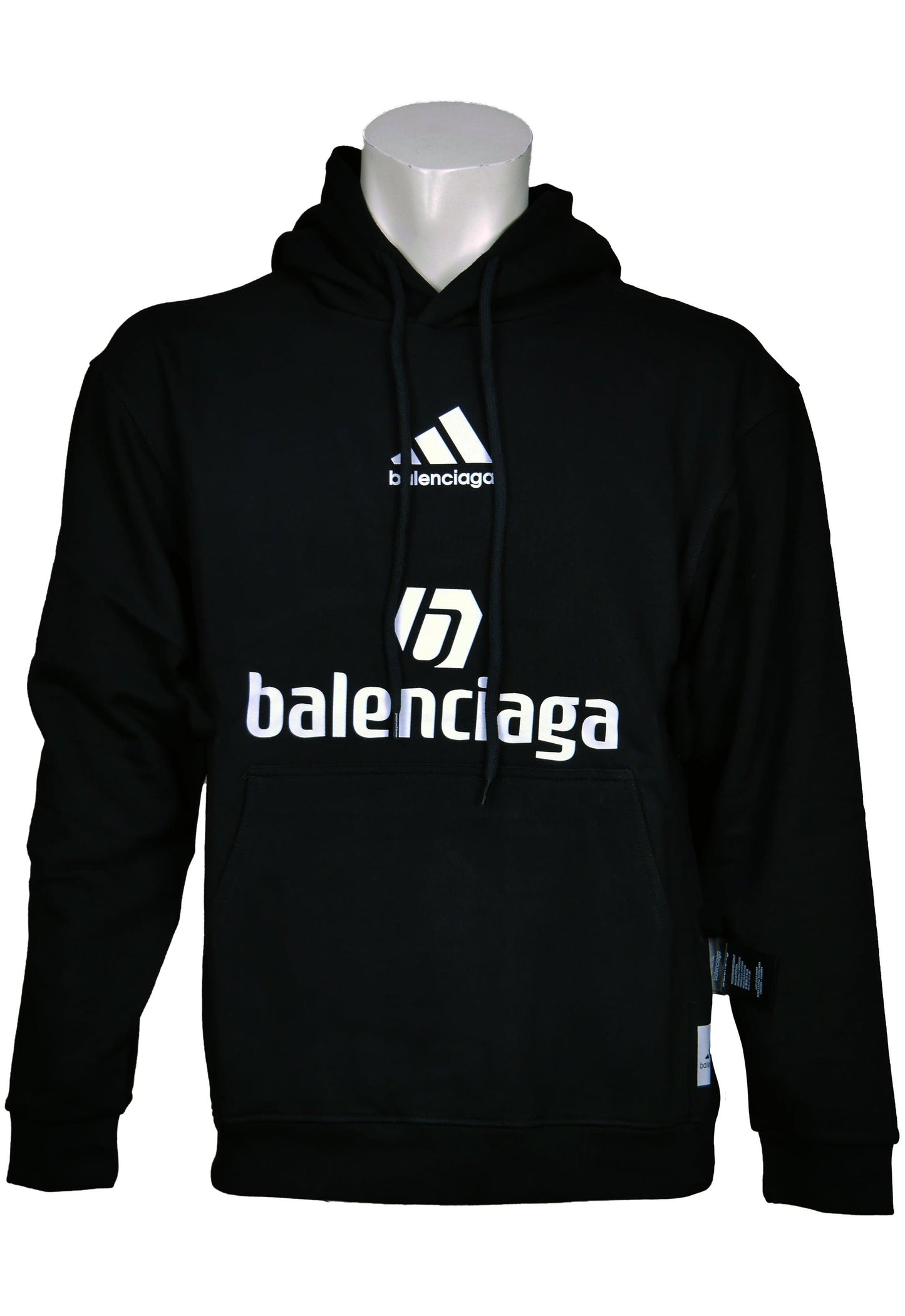 Balenciaga Herren Hoodie X Adidas Kapuzenpullover, – Vorderansicht
