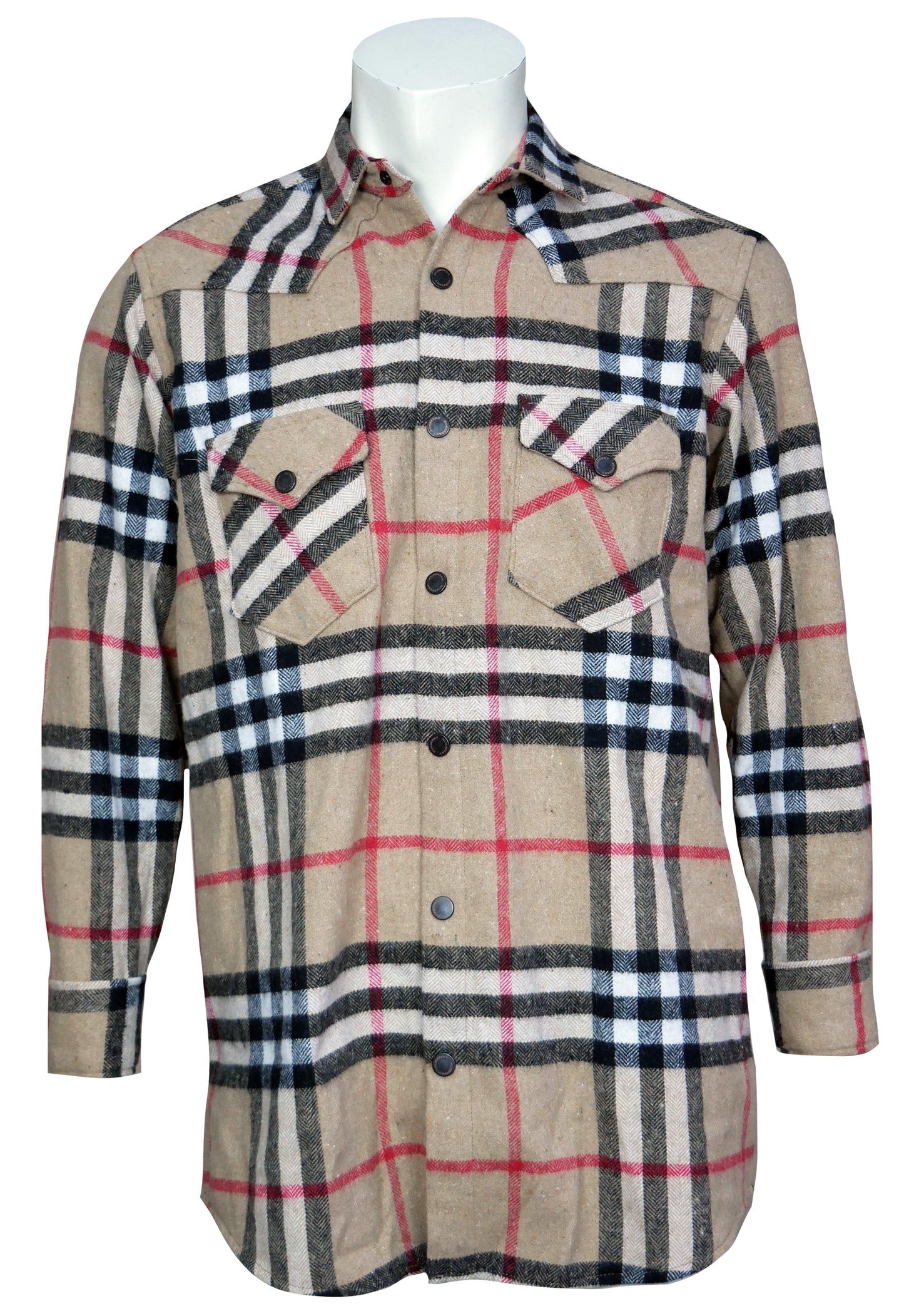 Burberry Herren Jacke Hemdjacke – Vorderansicht