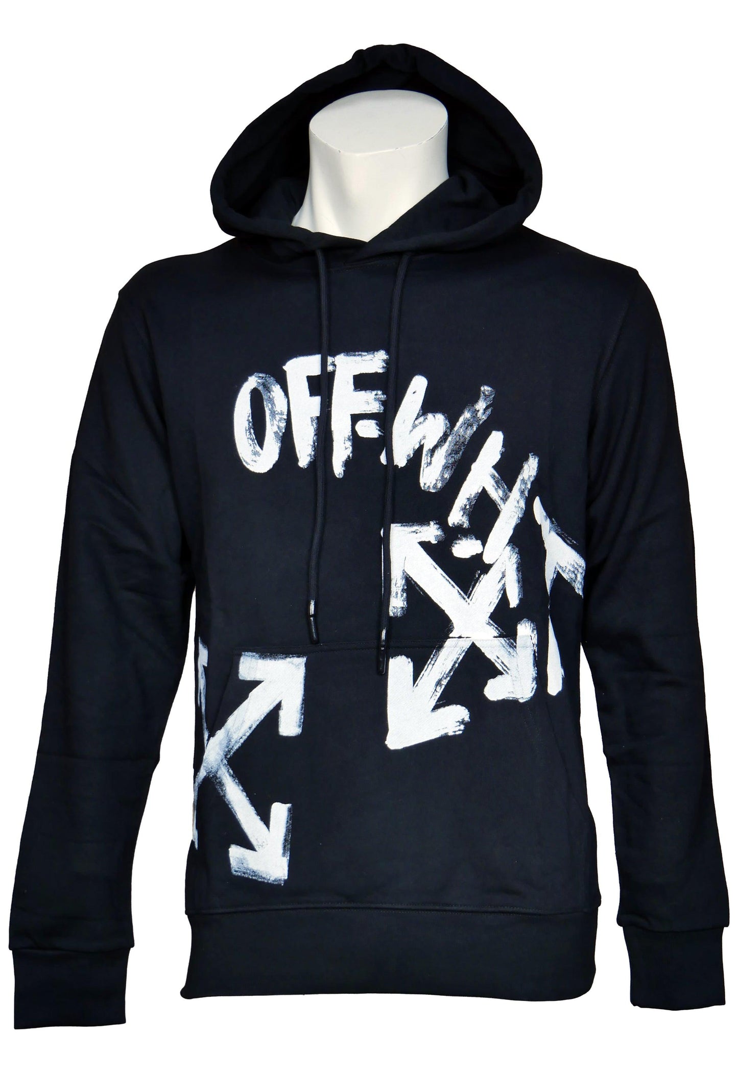 Off-White Herren Hoodie Kapuzenpullover, – Vorderansicht