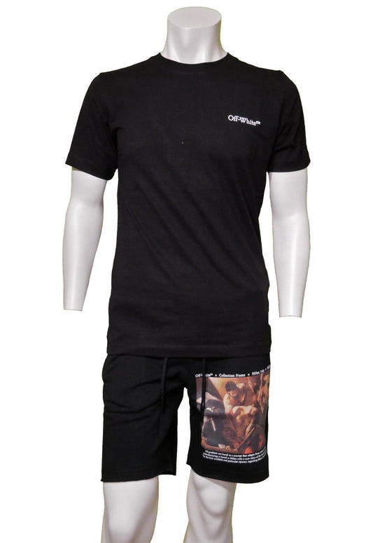 Off-White kurzer Trainingsanzug - Salvin Store