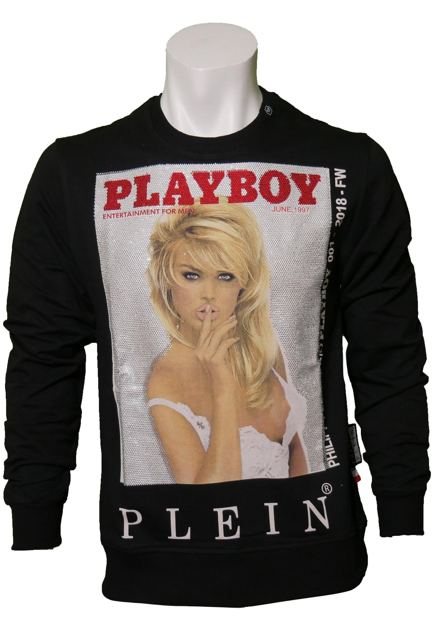 Philipp Plein Herren Pullover PlayBoy – Vorderansicht
