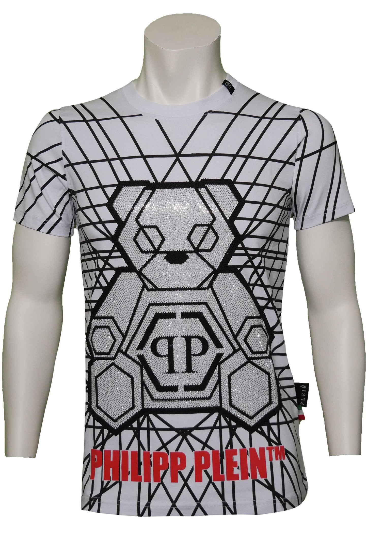Philipp Plein Herren T-Shirt Teddy – Vorderansicht