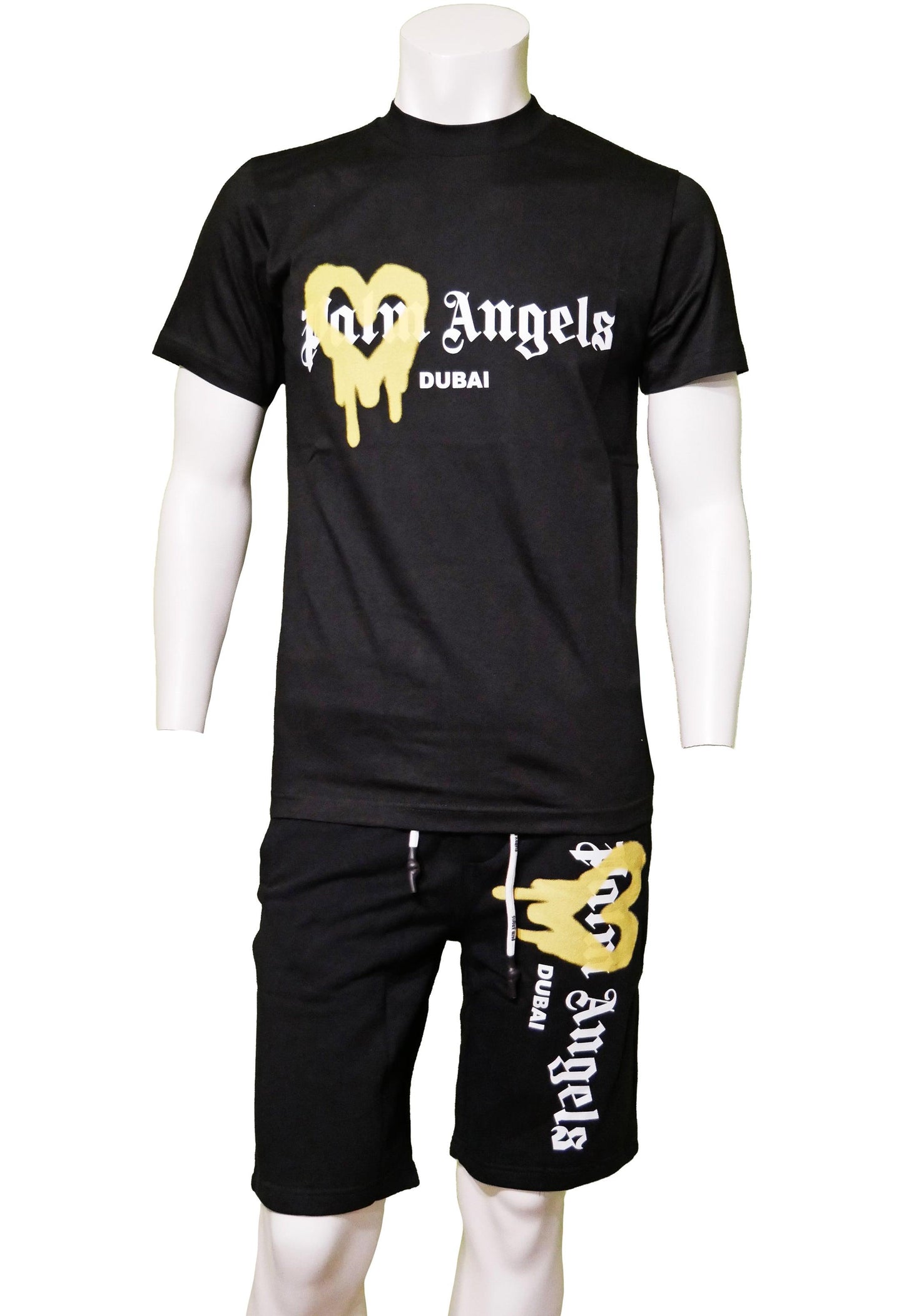 Palm Angels Herren Trainingsanzug kurzer – Vorderansicht