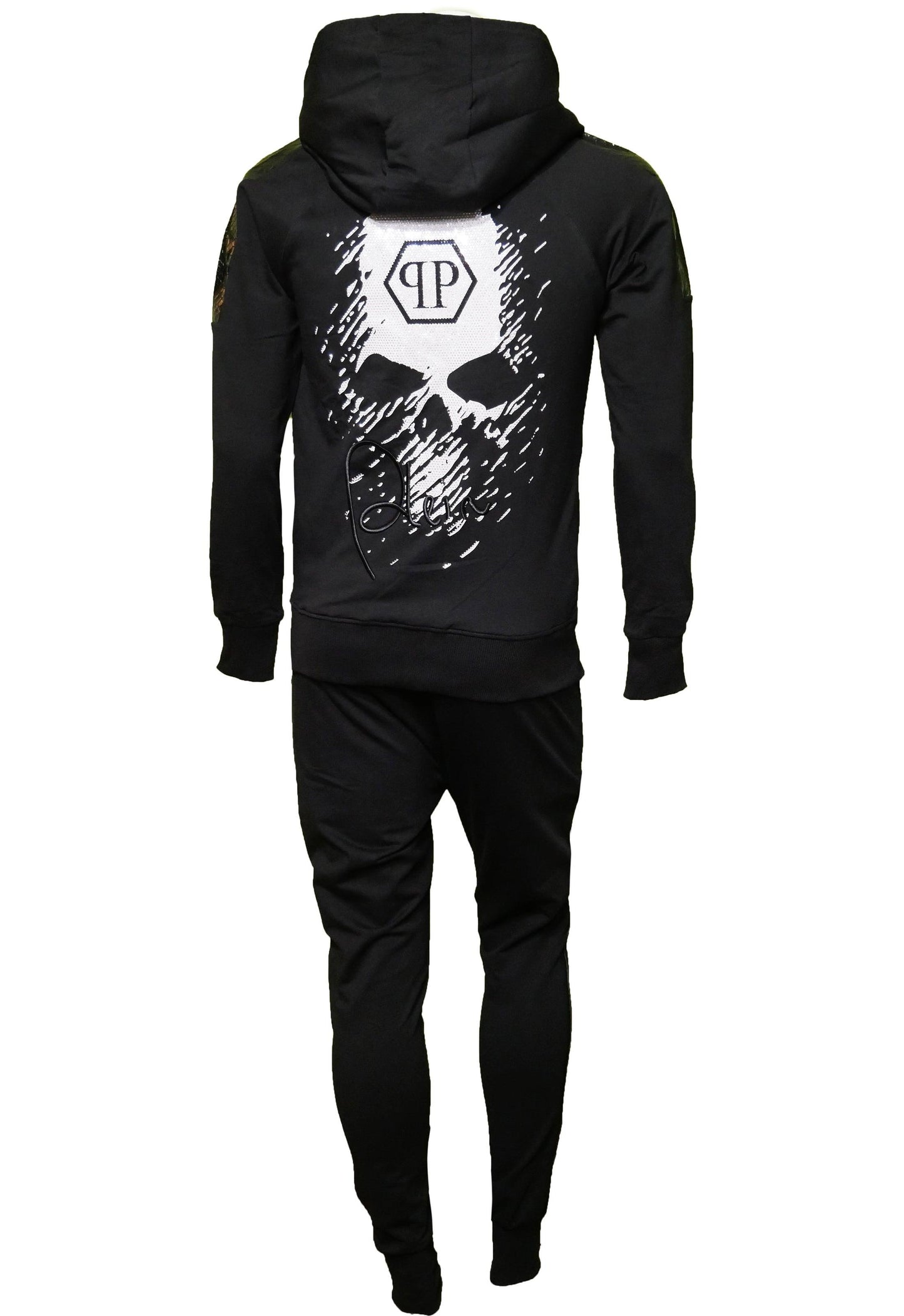 Philipp Plein Herren Trainingsanzug – Vorderansicht