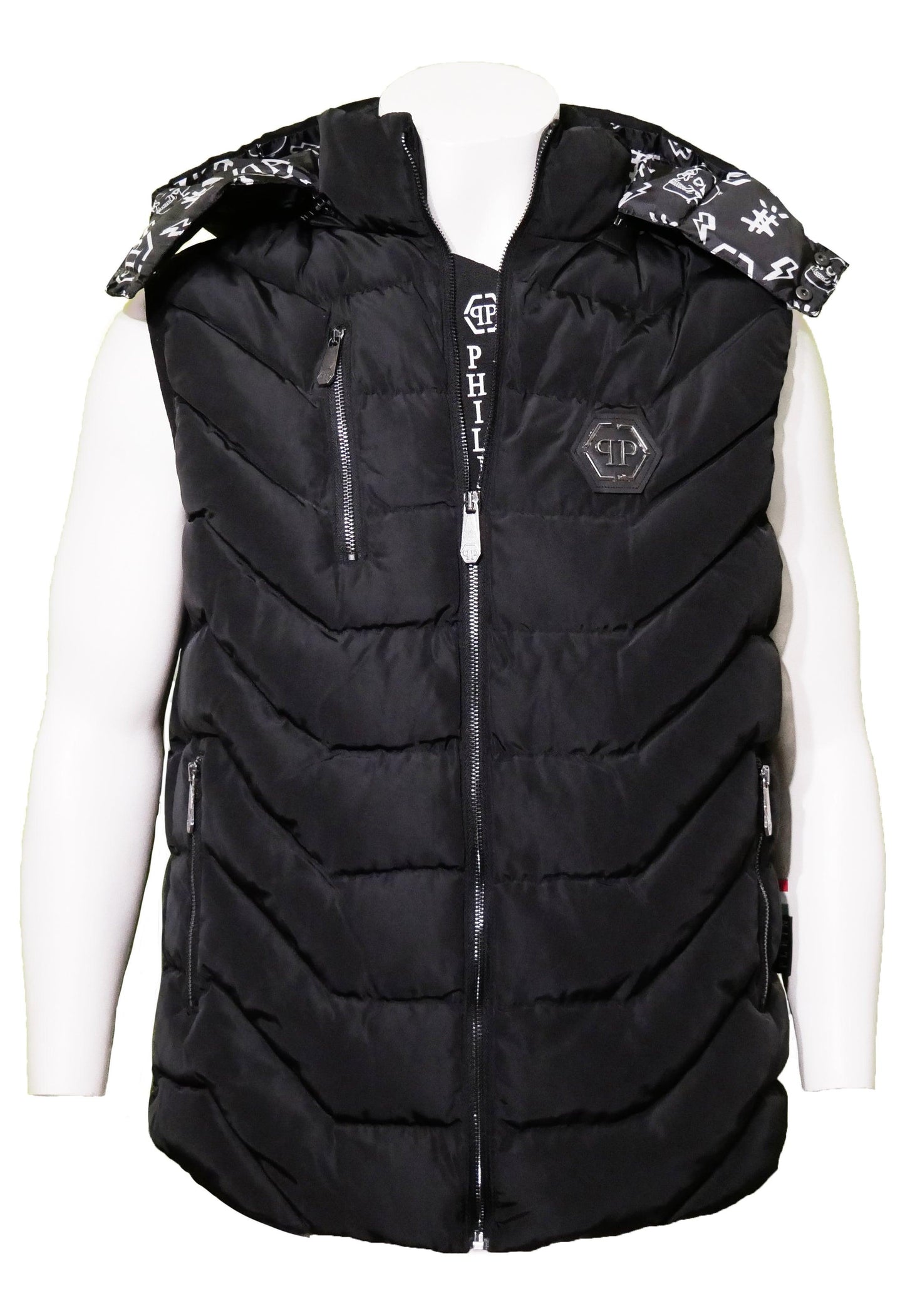 Philipp Plein Herren Weste – Vorderansicht