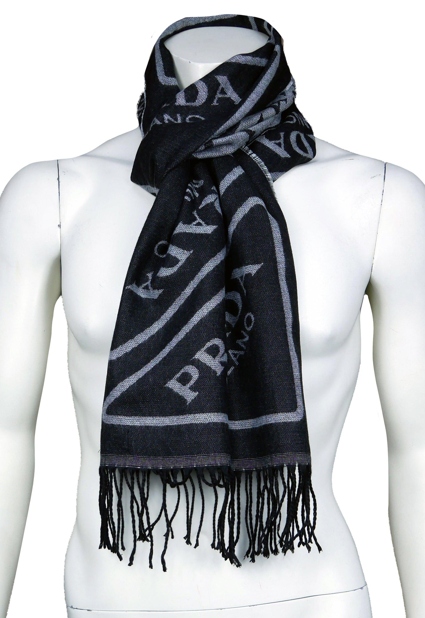 Prada Herren Schal – Vorderansicht