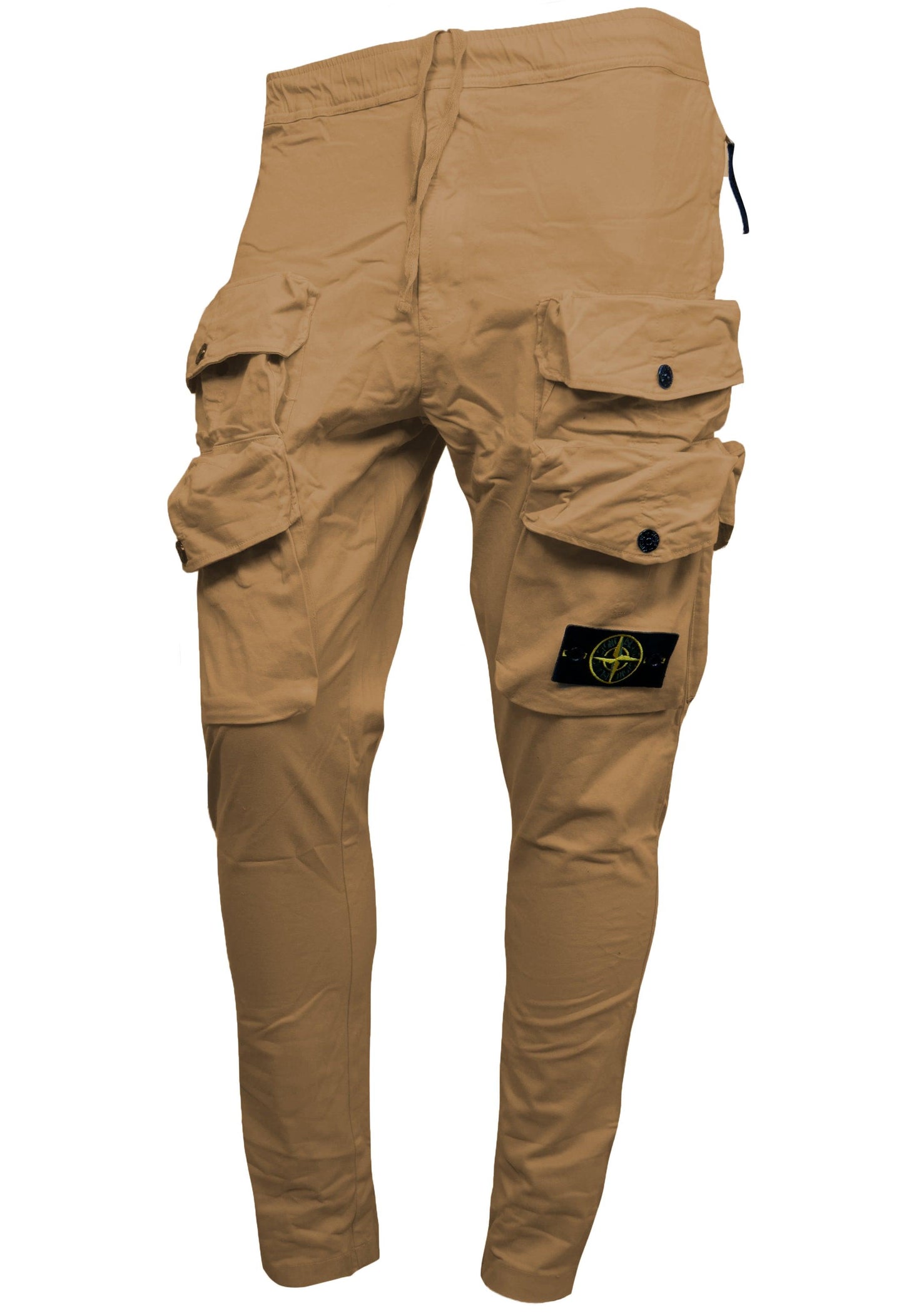 Stone Island Herren Cargohose mit Gummizug – Vorderansicht