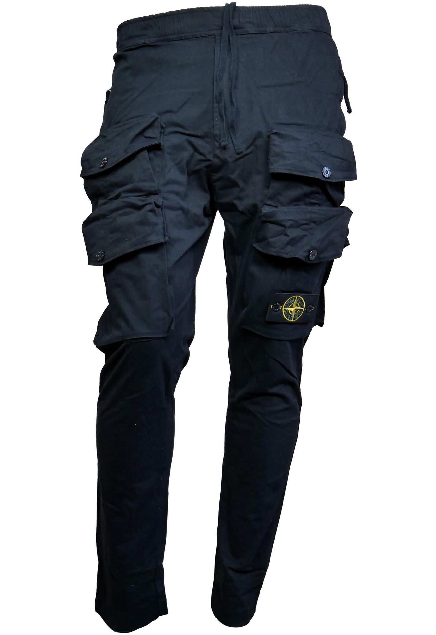Stone Island Herren Cargohose mit Gummizug – Vorderansicht