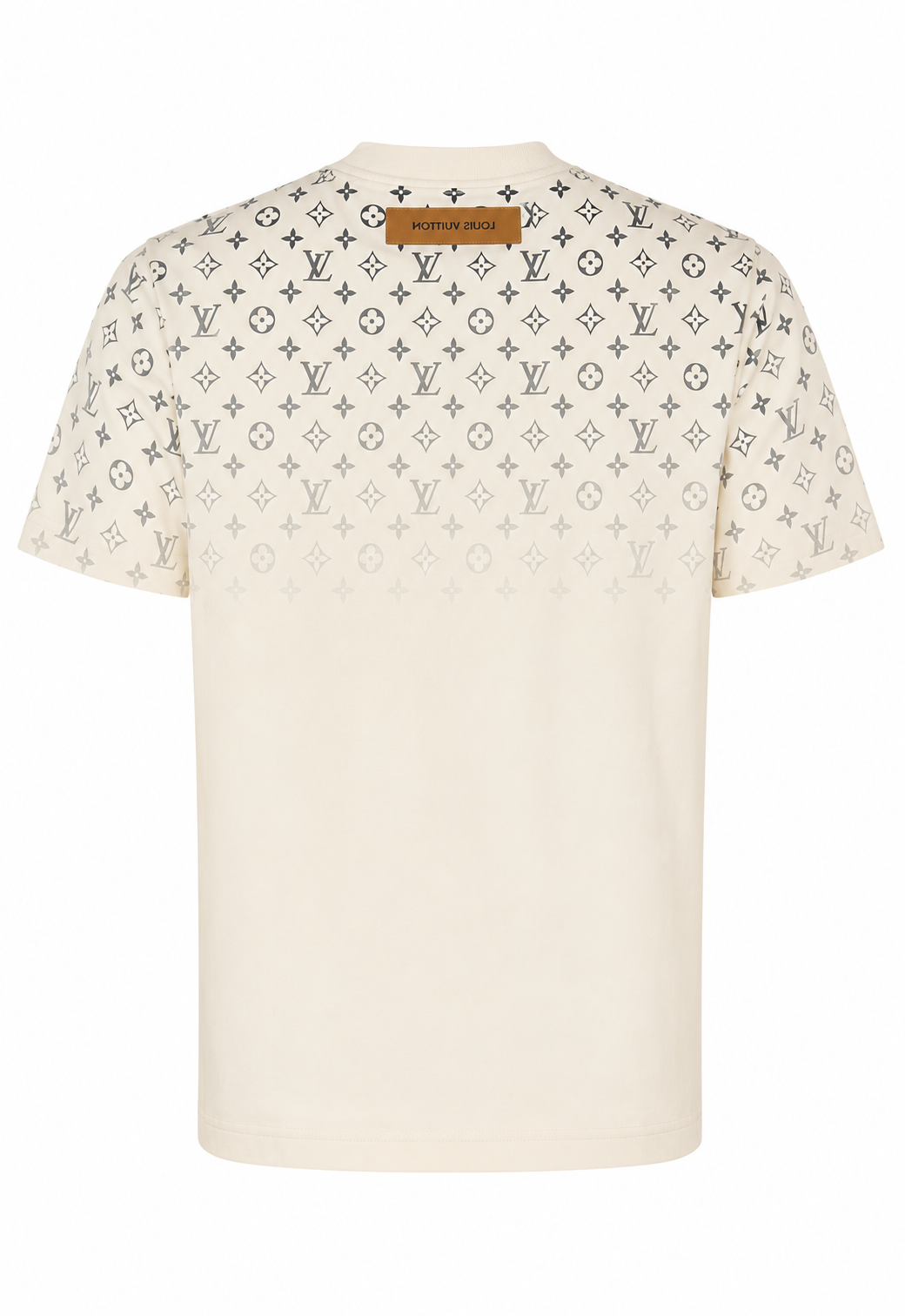 Louis Vuitton LV Monogram Gradient Herren T-Shirt Cremeweiß