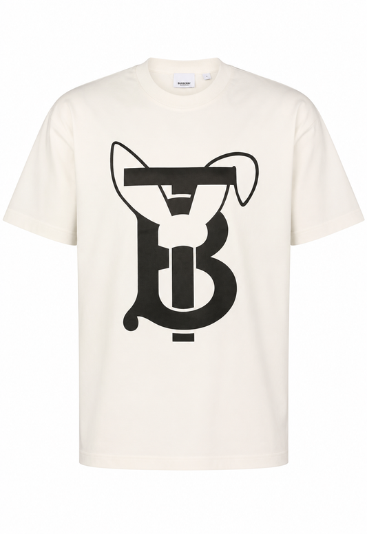 Burberry Herren T-Shirt Naturweiß