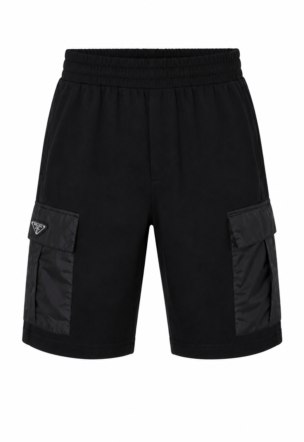 Prada Herren Kurzer Trainingsanzug Schwarz
