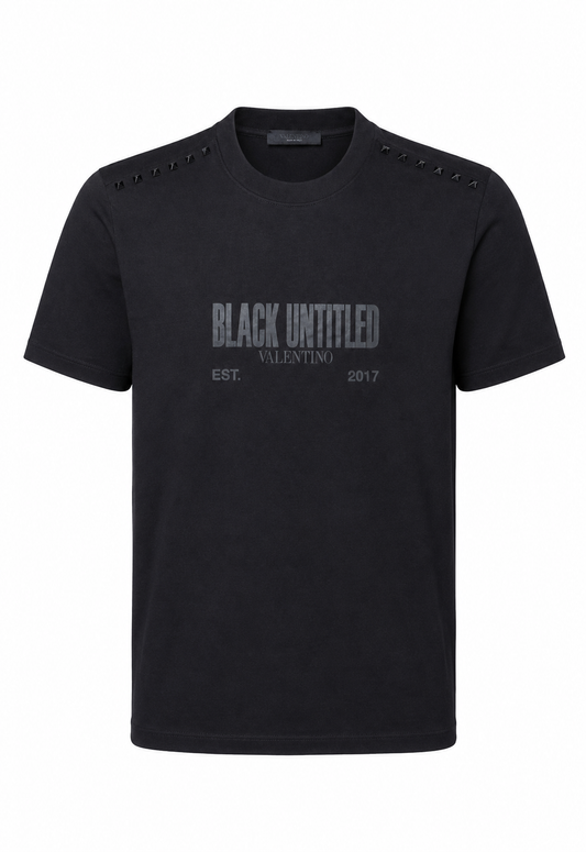 Valentino Herren T-Shirt Schwarz