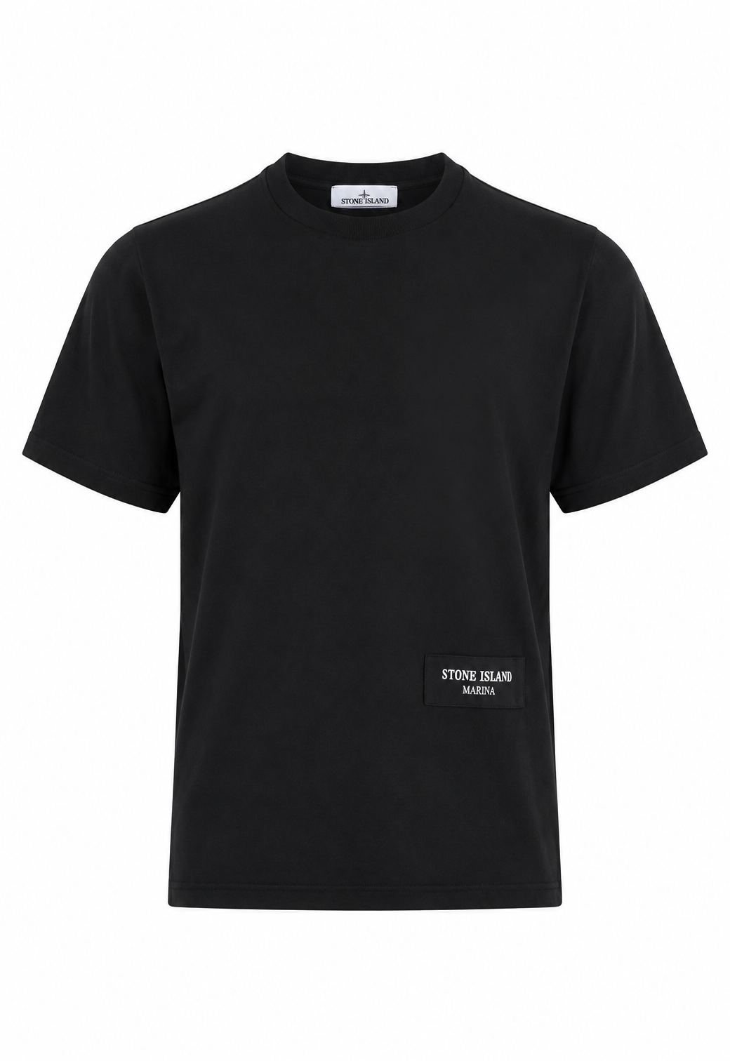 Stone Island Herren T-Shirt Schwarz
