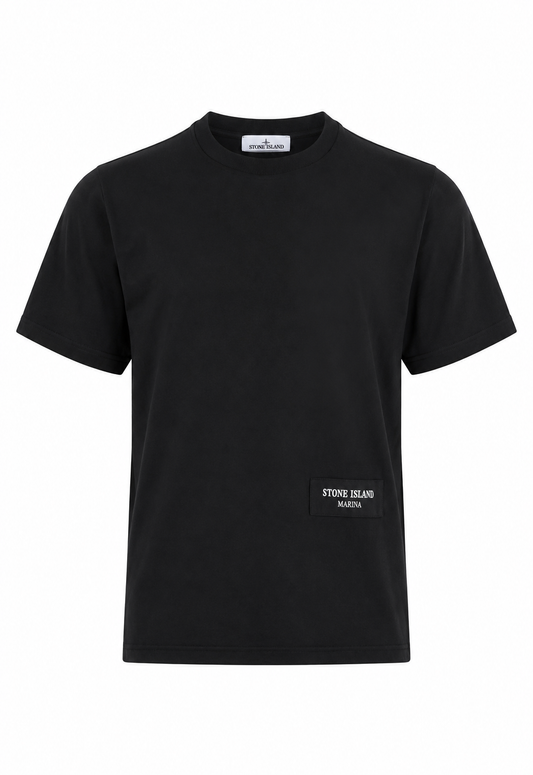 Stone Island Herren T-Shirt Schwarz