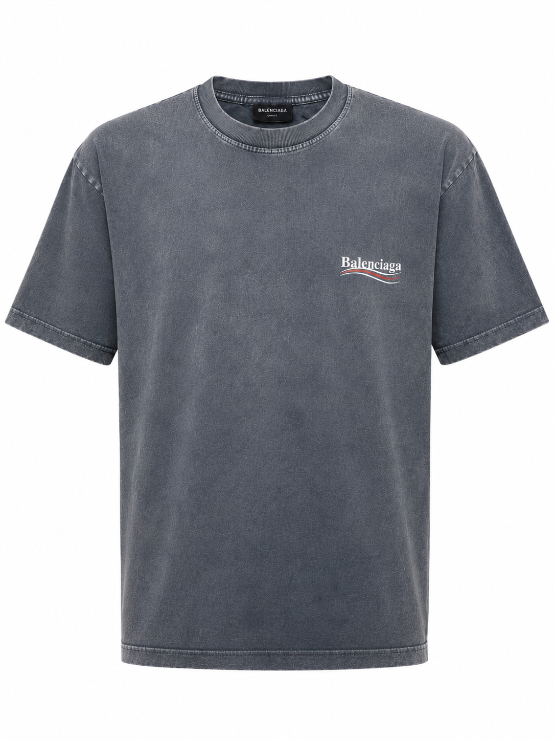 Balenciaga Political Campaign Herren Kurzer Trainingsanzug Grau