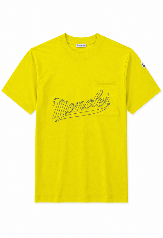 Moncler Herren T-Shirt Gelb