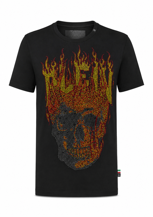 Philipp Plein Herren T-Shirt Schwarz