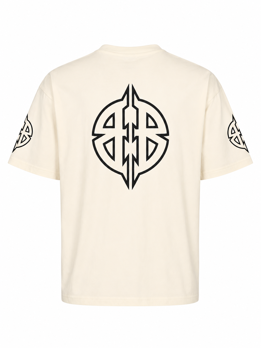Balenciaga Herren Oversize T-Shirt Creme