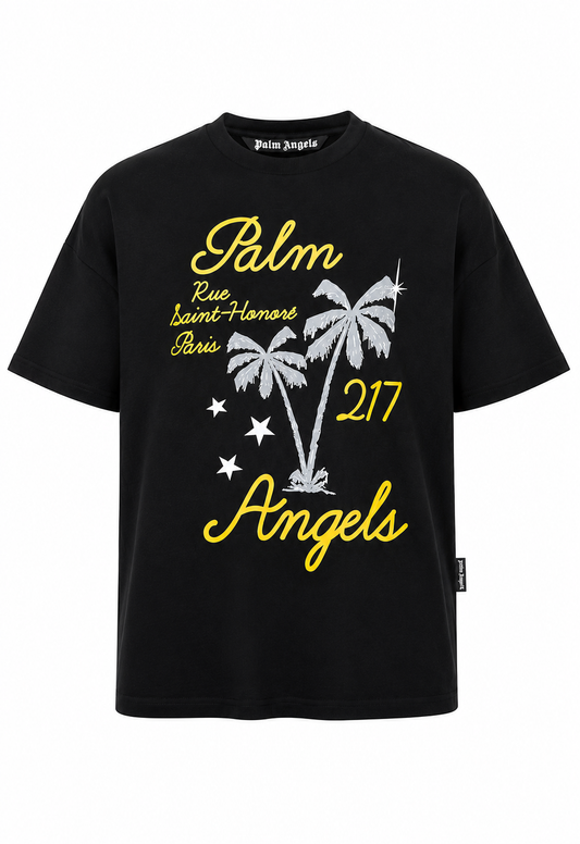 Palm Angels Herren T-shirt Schwarz