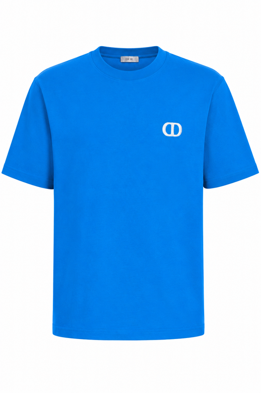 Dior Herren CD Icon T-Shirt Relaxed Fit Türkis