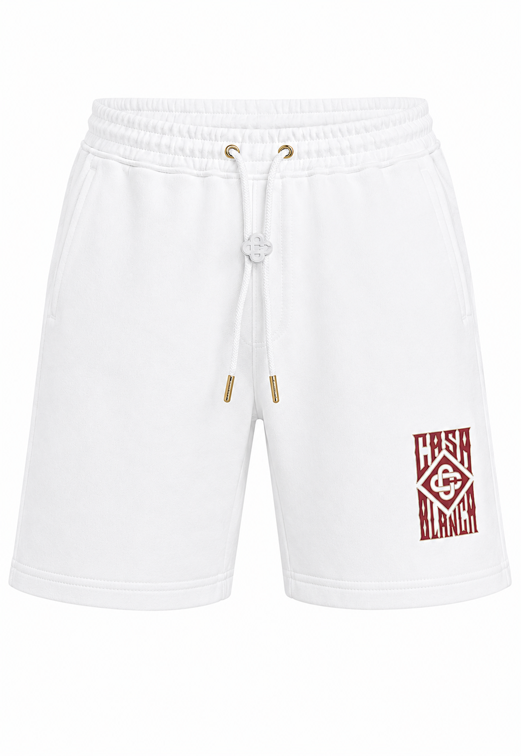 Casablanca Gothic Logo Men's Short Tracksuit White