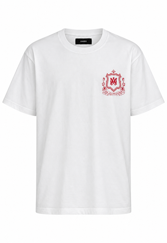 Amiri T-shirt męski biały