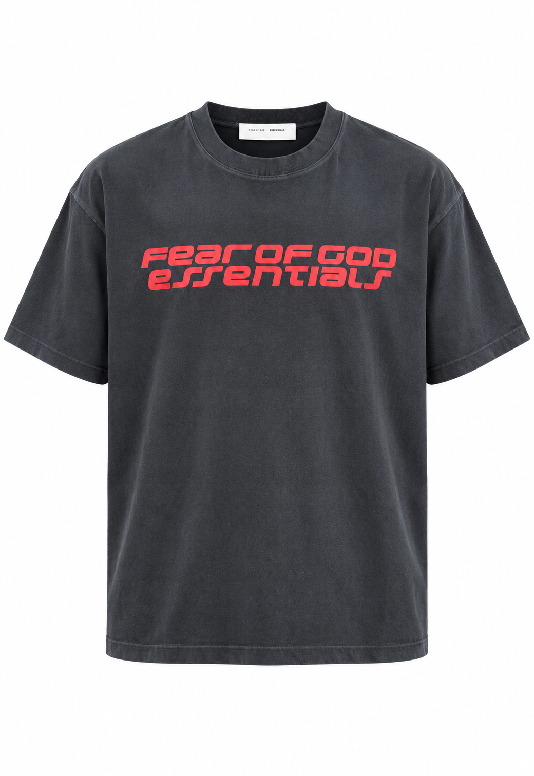 Fear of God Essentials 90s Logo Print Herren T-Shirt Schwarz