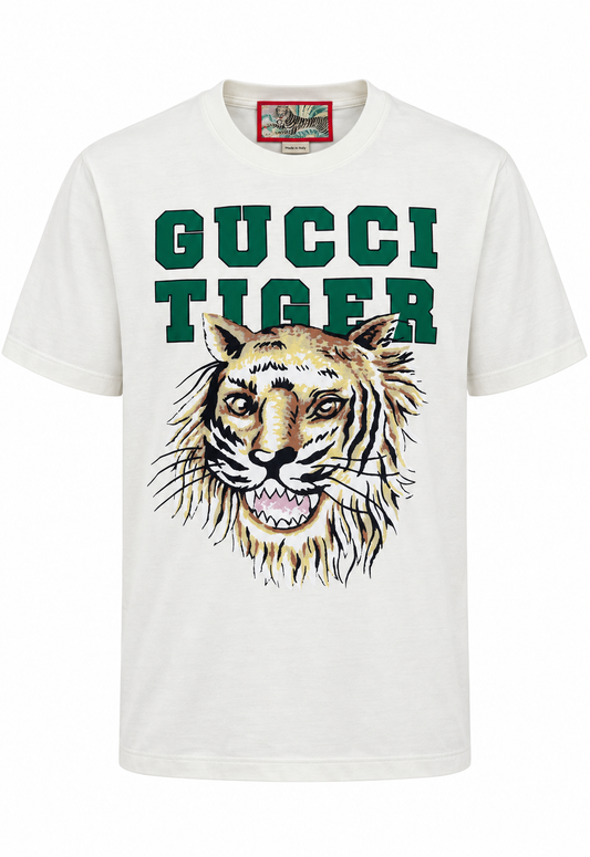 Gucci Tiger Herren T-Shirt Weiß