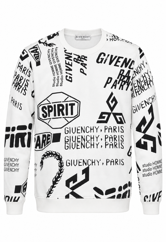 Givenchy Herren Sweatshirt Weiß