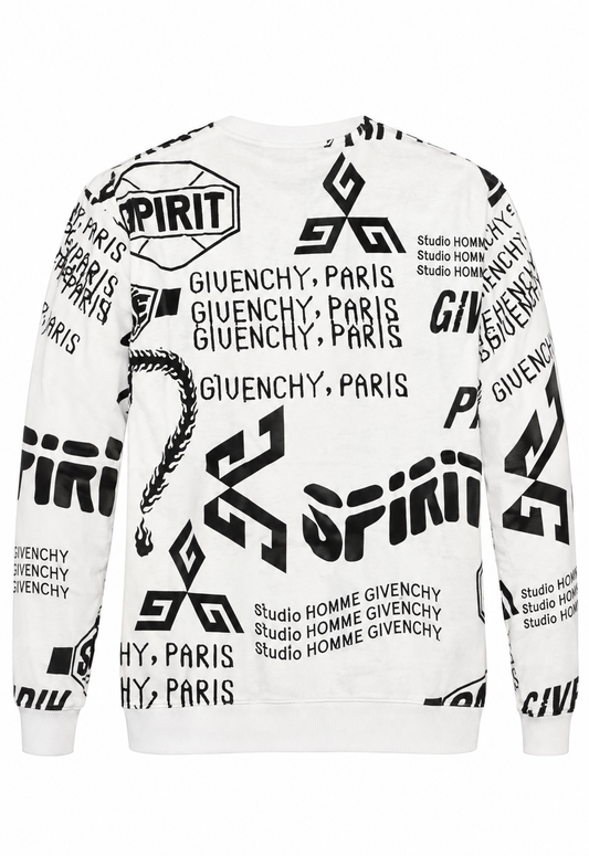 Givenchy Herren Sweatshirt Weiß
