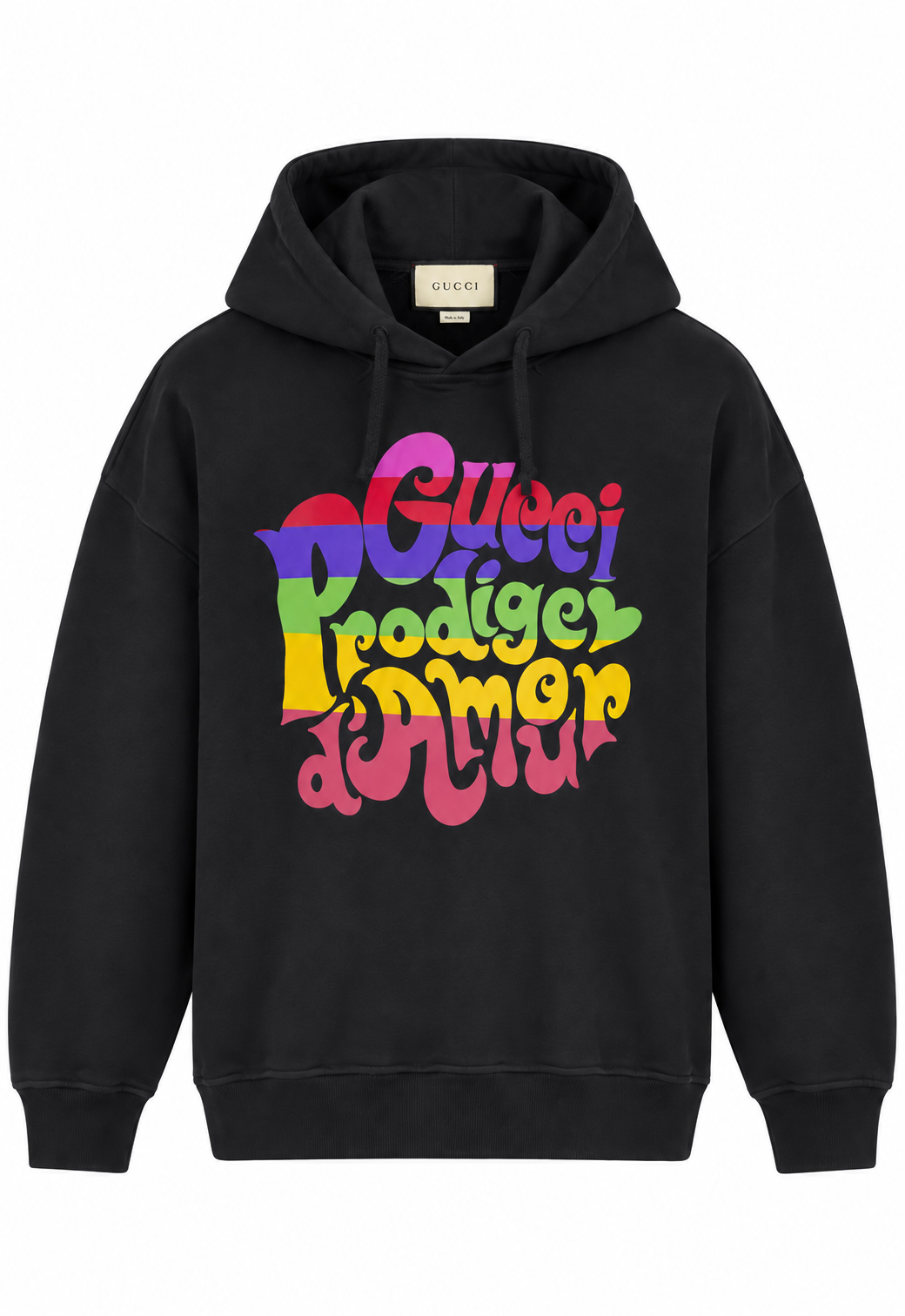 Gucci Herren Oversized Hoodie Schwarz