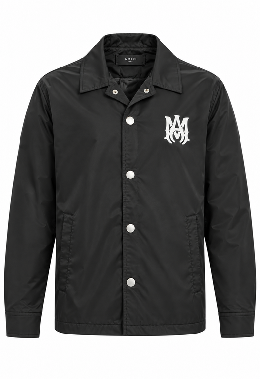 Amiri Men's MA Jacket With Logo Black Nylon