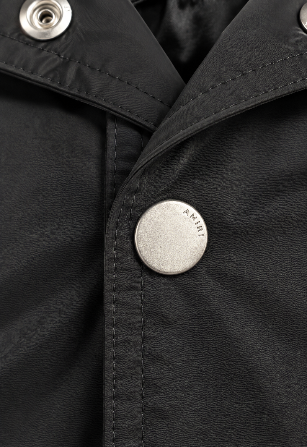 Amiri Herren MA Jacke Mit Logo Schwarz Nylon