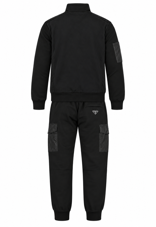 Prada Men's Black Re-Nylon Tracksuit Details