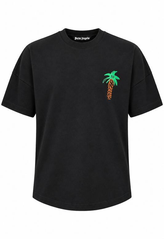T-shirt oversize da uomo Palm Angels Nero