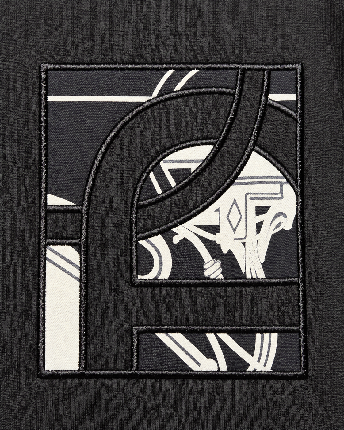 Hermès Men's Black Sweatshirt "Ex-Libris"