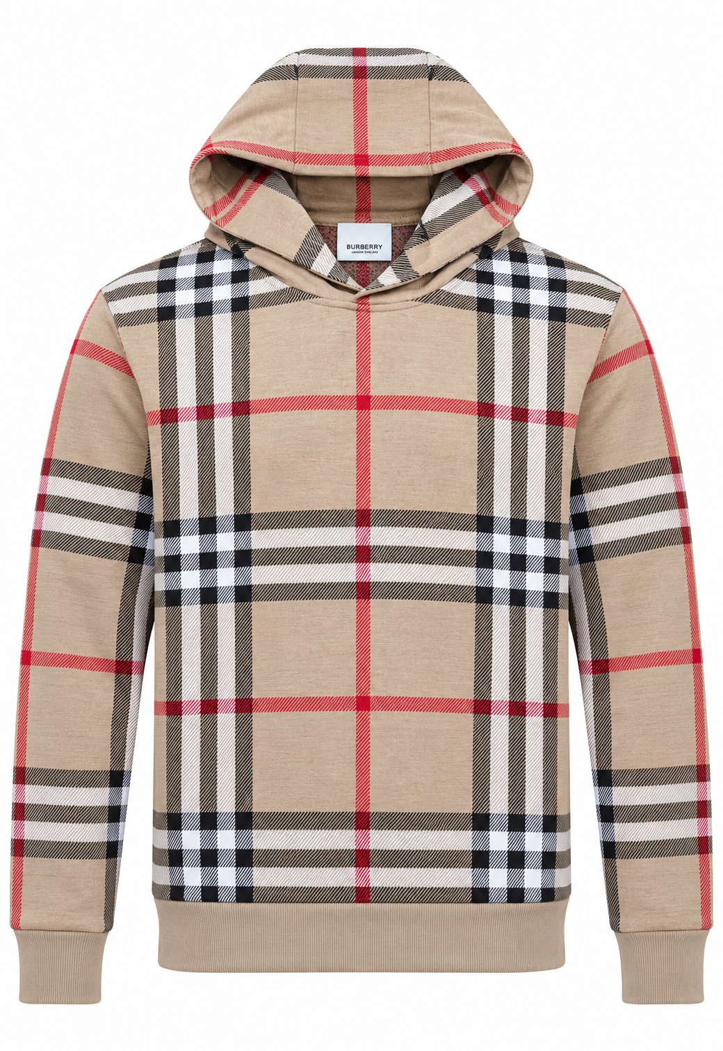 Męska Bluza z kapturem Burberry, beżowa