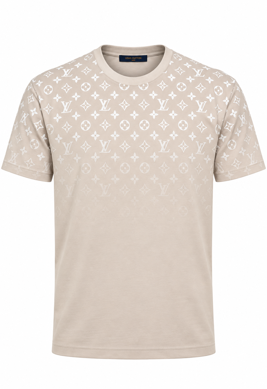 Louis Vuitton T-shirt da uomo beige "T-shirt in cotone dégradé"