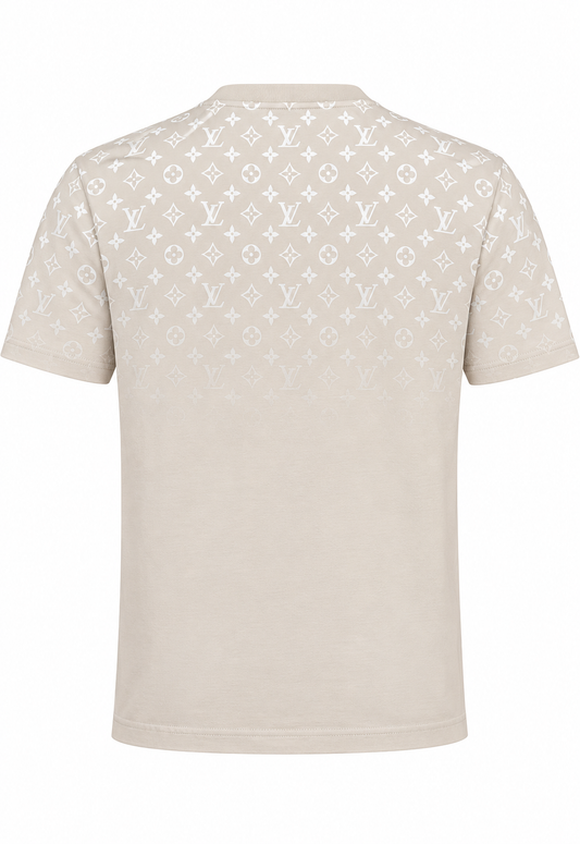 Louis Vuitton T-shirt da uomo beige "T-shirt in cotone dégradé"