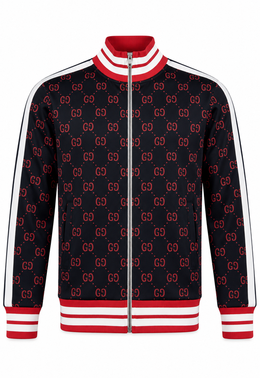 Tuta da uomo Gucci "Pantaloni da tuta e giacca in jacquard con monogramma GG"