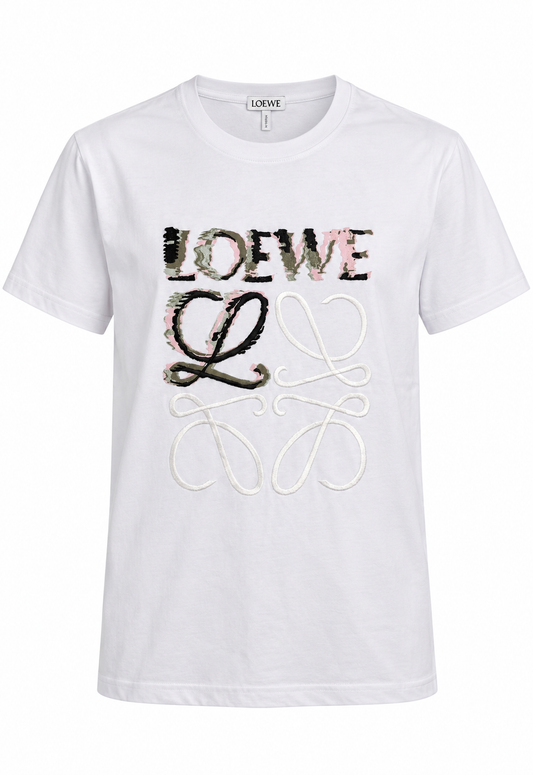 Loewe T-shirt da uomo vestibilità relaxed, bianca
