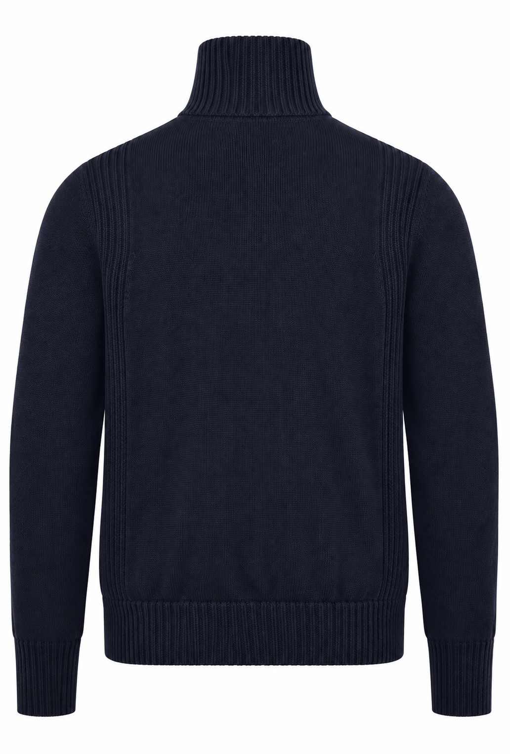 Cardigan da uomo Moncler in maglia di lana imbottita con zip, blu